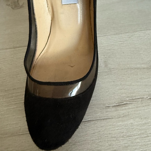 Black heels suede and pvc jimmy choo - Picture 4 of 10